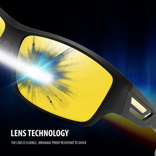 Polarized Sports Sunglasses Driving Glasses Tr90 Unbreakable Frame Shatter-proof Lens Unisex