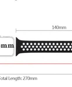 Silicone Strap Replacement Case & Band For Apple Watch Series 1, 2 & 3