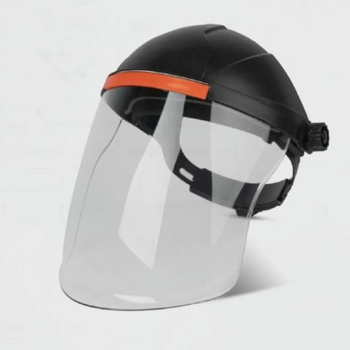 Professional Face Shield | Anti-Fog & Anti-Scratch Coated Clear Lens | Premium Headgear