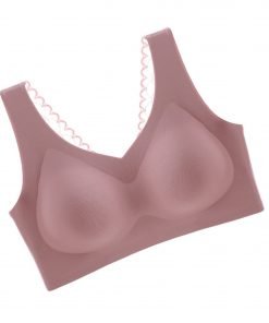 Seamless Leisure Bras for Women - Thin Soft Comfy Daily Bras with Removable Pads